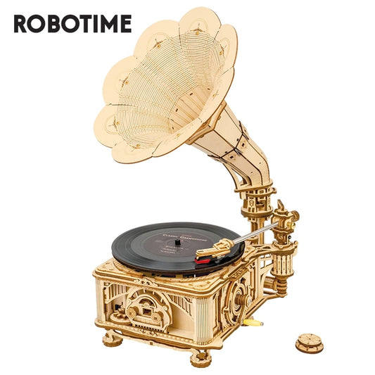 Robotime Toyz Hand Crank Gramophone